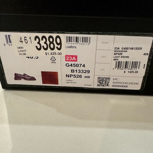 Chanel light brown loafers size 10.5 B - Picture 5 of 10